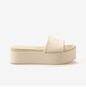 Resim Calvin Klein Kadın Dolgu Topuk Terlik Yw0yw01791 Bej 