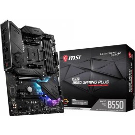 Resim Mpg B550 Gaming Plus (Atx Amd Am4 Ddr4 M.2 USB 3.2 Nesil 2 HDMI Atx Oyun Anakartı Amd Ryzen™ 5000 Işlemciler 