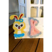 Resim Şubu Tasarım 2'li Figürlü Pens Toka Mavi SBT446 