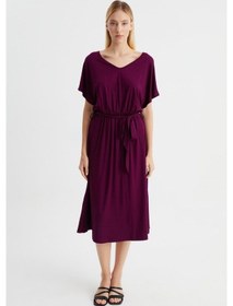 Resim Alexander Gardi Alexandergardi Kuşaklı Günlük Elbise (B22-23900) 