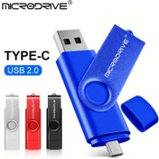 Resim MicroDrive 4GB, 8GB, 16GB, 32GB, 64GB, 128GB USB 2.0 Flash Sürücüler - Siyah, Mavi, Gümüş, Kırmızı Renklerde 360 Derece Dönen Metal Kalem Sürücüleri - Android Telefonlar ve Tabletler İçin Tip-C, Pil Gerektirmez, Güvenli Veri Depolama | Dönen Flash Sürücü | Dayanıklı İnşaat, USB Flash Sürücü 