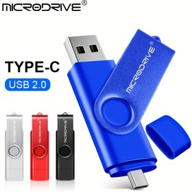 Resim MicroDrive 4GB, 8GB, 16GB, 32GB, 64GB, 128GB USB 2.0 Flash Sürücüler - Siyah, Mavi, Gümüş, Kırmızı Renklerde 360 Derece Dönen Metal Kalem Sürücüleri - Android Telefonlar ve Tabletler İçin Tip-C, Pil Gerektirmez, Güvenli Veri Depolama | Dönen Flash Sürücü | Dayanıklı İnşaat, USB Flash Sürücü 