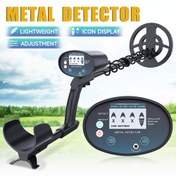 Resim Yüksek Hassasiyetli Metal Dedektörü LCD Ekran ile, Kullanımı Kolay LCD Ekran ile Hassas Konumlandırma Özelliği, Zemin Sabitleme Fonksiyonu, Ayarlanabilir Ergonomik Kolu - Bu Yeraltı Metal Dedektörü Basit ve Hafif, Taşınabilir, Tam Metal Dedektör Modu (Piller Dahil Değildir) 