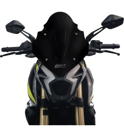 Resim GP Kompozit Bajaj Pulsar NS 400 Z 2025-2026 Uyumlu Ön Cam Siyah 37 cm 