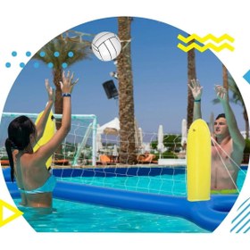 Resim Sole Bestway 52133- Şişme Su Voleybol Seti (244 X 64 cm)- Full Voleyball SETİ 