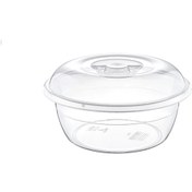 Resim Şeffaf Hamur Leğeni Kapaklı No:1 (5,5 Lt) (30*30*15 Cm) 