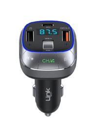 Resim Linktech Gf17 48w Pd + Qc3.0 Led Ekranlı Fm Transmitter 