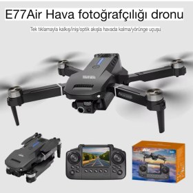 Resim gold drone e77 air drone 