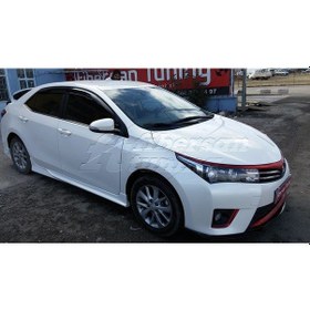 Resim Toyota Corolla Uyumlu Marşpiyel Takımı ---fibersan Tuning 