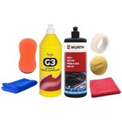 Resim 1 Lt G3 Sıvı Pasta 1 Lt Würth Mumlu Cila Uygulama Seti 