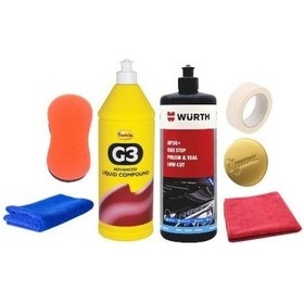 Resim 1 Lt G3 Sıvı Pasta 1 Lt Würth Mumlu Cila Uygulama Seti 