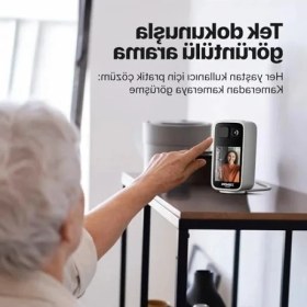 Resim Hakay Akıllı Ekranlı Bebek Güvenlik Kamerası - Wi-Fi 4mp 2k Qhd 