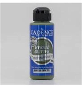 Resim Cadence Hybrıd Akr. Multisurface Simli Gümüş Hsg-051 Yaprak Yeşili 120ml 