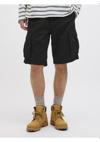 Resim Jack & Jones Jpstcole Kargo Şort 12268266 Siyah 