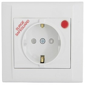 Resim Makel Defne Beyaz Akım Koruma Priz Topraklı 