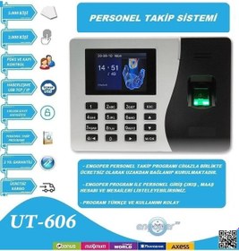 Resim KARTLI VEYA PARMAKİZİ İLE PERSONEL TAKİP SİSTEMİ PROGRAM DAHİL 