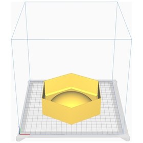 Resim Opencart Altıgen Kül Tablası Beton Kalıp Sadece Plastik Aparattır 