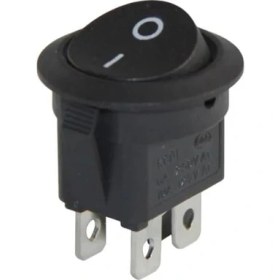 Resim Powermaster Yuvarlak 4 Pinli Işıksız On-Off Anahtar IC-133-4 