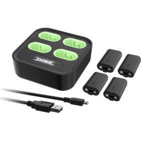 Resim Dobe Xbox Series S x Batarya Şarj Dock + 4 Adet Pil Dahil 
