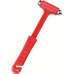 Resim Fochsia 1/2/3'lü Acil Durum Çekiçi - Kırmızı Araç Ve Ev İçin Çok Amaçlı Cam Kırıcı 