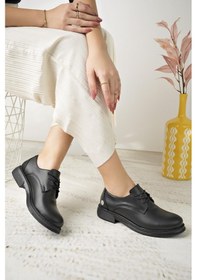 Resim Mammamia D23ka 105 Siyah Hakiki Deri Kadın Ayakkabı-siyah Siyah 