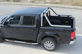 Resim OMSA VW Amarok Kobra Roll Bar Çap:60 Krom 2010-2021 Arası 