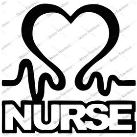 Resim Nurse Hemşire Sticker 01592 