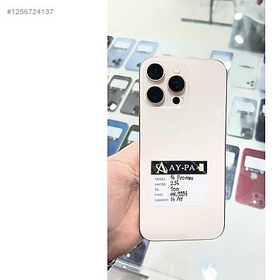 Resim Apple iPhone 16 Pro Max İkinci El TR | 256 GB | Çöl Titanyum 