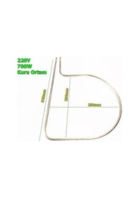 Resim 304cr Davul Fırın Rezistansı/ Mide Flansız 700w- 6,5mm 