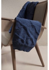 Resim Espuma De Mar İndigo Tek Kişilik Battaniye 160x220 37141 Indigo 