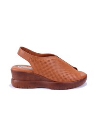 Resim Dagoster Dza07-9972521405 Taba Günlük Ortopedik Deri Kadın Sandalet Taba 