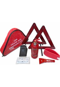 Resim Unitav Eko Kırmızı üçgen çantalı trafik seti 