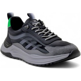 Resim Guja 24y526-3 Trend Deri Erkek Sneaker Siyah 