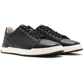 Resim Derimod Erkek Siyah Bağcıklı Deri Sneaker 25SFD611118 