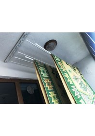 Resim Asansörlü Çamaşır Askısı Tavan Tipi 5 Çubuk 200 CM Beyaz 