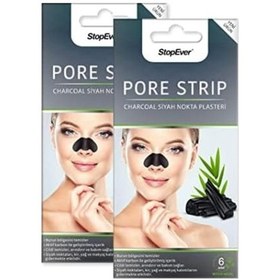 Resim Stopever Charcoral Pore Strip 2 X 6 Adet Ve Clearly Spot Patch Seti 