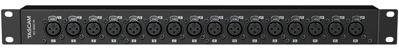Resim Tascam BO-16DX-IN Profesyonel Kurulumlar için D-sub - XLR Giriş Adaptörü 