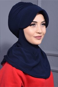Resim Nowa Scarf Spor Şapka Scarf Havuz Da Kullanılmaya Uygun Lacivert 