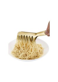 Resim Çelik Taraklı Mutfak Makarna Maşası Spagetti Maşa Cin623sr 