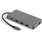 Resim Genel Markalar Usb 3.1 Gen1 Type C 10 In1 Ether-usb-c Pd- Hdmi-vga-tf Sd Kart- 3xusb 3.0-hub Dk-aUyumlu 