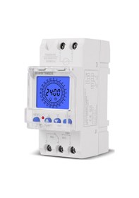 Resim Geeroyoo 24 Saat Programlanabilir Zamanlayıcı, Lcd Ekran, 3 Çalışma Modu, 15 Dakika Aralıklı, 16a, 85-265v 