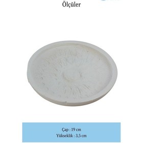Resim Dekoratif Kase Takı Kutusu Yüzük Kolye Kutusu Mum Tabağı Takı Organizer Model 6 - Beyaz 