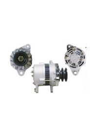 Resim 24V Alternatör Dinamo Nıkko Tipi 35 A L Çift Kasnaklı Komatsu N11.200 