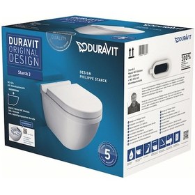 Resim Duravit Klozet Özel Kutulu Starck 3 Asmakapak Dahil45273900A1 