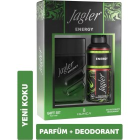 Resim Jagler Energy Aromatik Koku Erkek Parfüm Seti 90 ml EDT + 150 ml Deodorant 