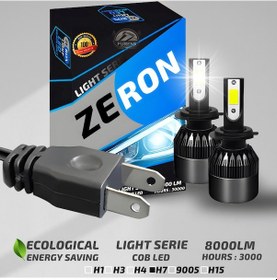 Resim Fiat Doblo D4 2015-2023 Kısa Far Uyumlu Şimşek Etkilii Led Xenon Light Series H7 