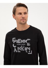 Resim Pierre Cardin Erkek Siyah Pijama Takım 50322652-001 Siyah 
