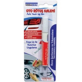 Resim Vodaseal Fırça Uçlu Oto Rötuş Kalemi 5 Ml. - Metalik Beyaz 