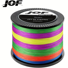Resim JOF Ultra-Güçlü 8-Telli Örgülü PE Balıkçılık İpi - 999.99 metre, Renkli, Uçurtma Uçuşu & Balon Süslemeleri için İdeal 