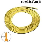 Resim Trendooze Turcoshop11 196.85 İnç Altın Kapı Tabanı Kaplama Şeridi 